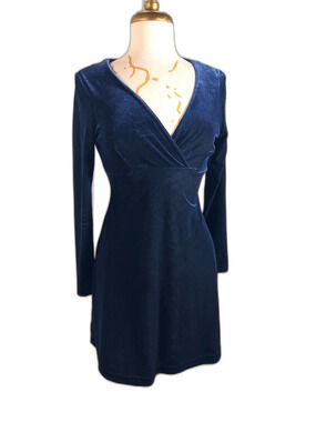 Maurice’s Dress Size M Vintage 90’s Velvet Old Money Dark Academia Mini Dress